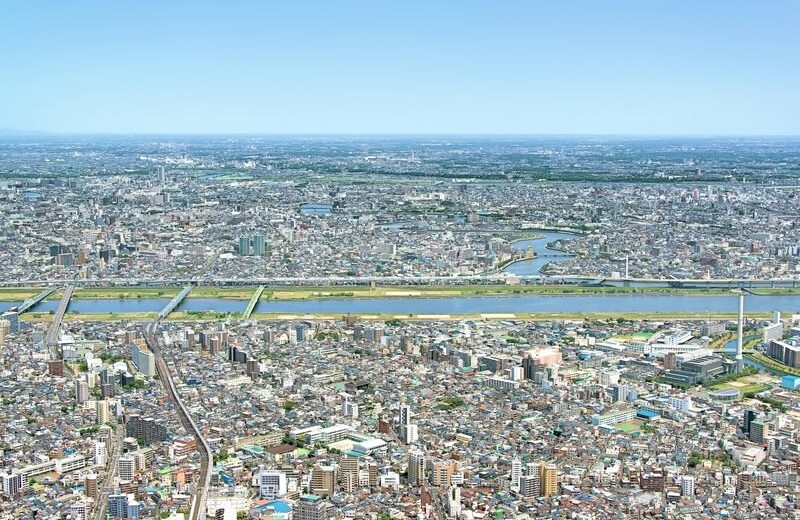 スカイツリーからの眺め（東京）