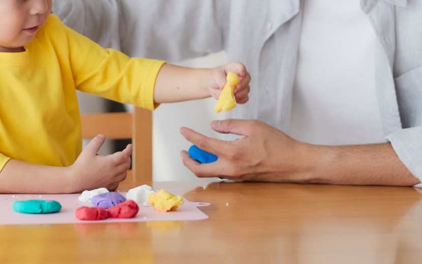 親子、工作、子ども、父親